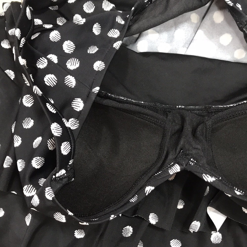 Swim Solutions Galactica Print Tiered Swim Top - Picture 8 of 9
